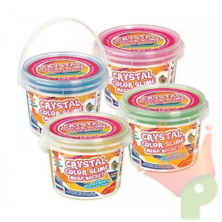 SECCHIELLO 450GR CRYSTAL SLIME MEGA BUCKET