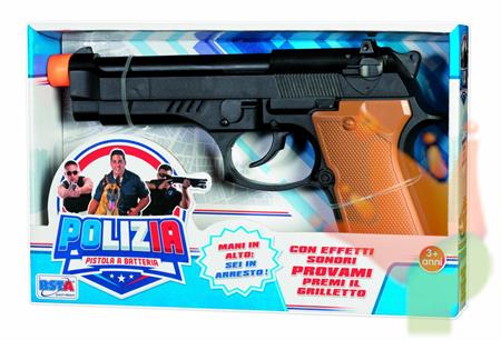 PISTOLA POLIZIA BATTERIA 19CM