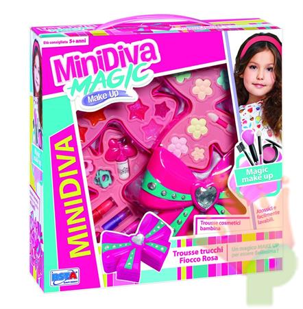 TRUCCHI TROUSSE MINIDIVA FIOCCO ROSA