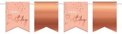 FESTONE BANDIERINE HAPPY BIRTHDAY ELEGANT LUSH BLUSH 6MT