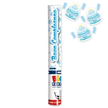 SPARACORIANDOLI BUON COMPLEANNO CAKE CELESTE 30CM