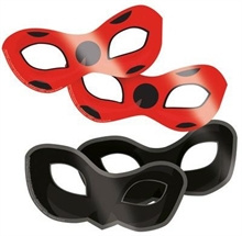 MASCHERE LADYBUG MIRACULOUS 8PZ