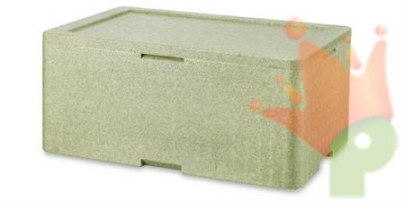 CASSA TERMICA POLISTIROLO VERDE 60X38X28CM