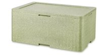 CASSA TERMICA POLISTIROLO VERDE 60X38X28CM