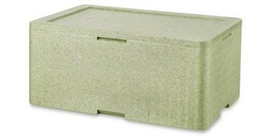 CASSA TERMICA POLISTIROLO VERDE 60X38X28CM