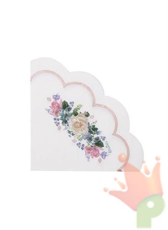TOVAGLIOLI 33X33 WEDDING ROSE SMERLO FIORE 16PZ