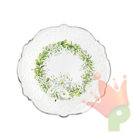 PIATTI 21CM LIBERTY WEDDING IN GREEN 8PZ