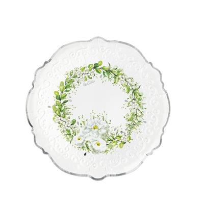 PIATTI 21CM LIBERTY WEDDING IN GREEN 8PZ
