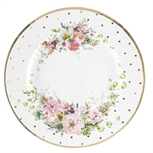 PIATTI 27CM JARDIN A POIS 8PZ