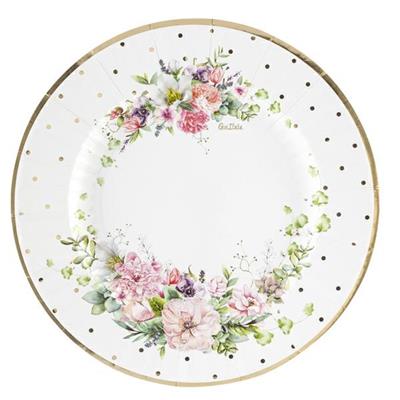 PIATTI 27CM JARDIN A POIS 8PZ