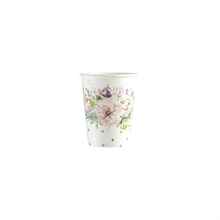 BICCHIERI 250CC JARDIN A POIS 8PZ
