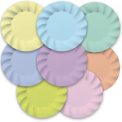 PIATTI 25CM WAVY SOFT RAINBOW 8PZ