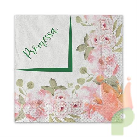 TOVAGLIOLI 25X25 PROMESSA FLORAL 20PZ
