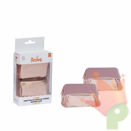PIROTTINI PLUM CAKE 80X50X32MM ROSE GOLD 20PZ