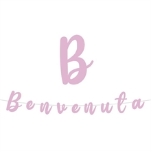 FESTONE SCRITTA BENVENUTA 3 MT