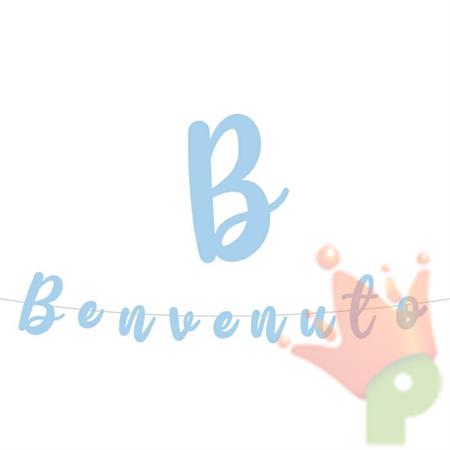 FESTONE SCRITTA BENVENUTO 3 MT