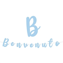 FESTONE SCRITTA BENVENUTO 3 MT