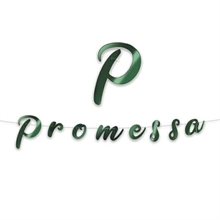 FESTONE SCRITTA PROMESSA 3MT