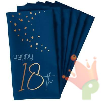 TOVAGLIOLI 33X33 ELEGANT TRUE BLUE 18 ANNI 10PZ