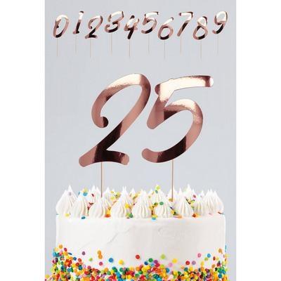 CAKE TOPPERS ELEGANT LUSH BLUSH