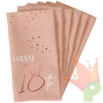 TOVAGLIOLI 33X33 ELEGANT LUSH BLUSH 18 ANNI 10PZ