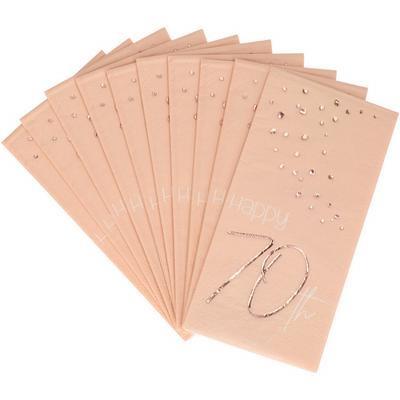 TOVAGLIOLI 33X33 ELEGANT LUSH BLUSH 70 ANNI 10PZ