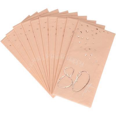 TOVAGLIOLI 33X33 ELEGANT LUSH BLUSH 80 ANNI 10PZ