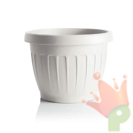 VASO TERRA BIANCO 25CM