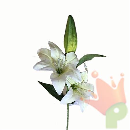 RAMO GIGLIO 77 CM CREMA