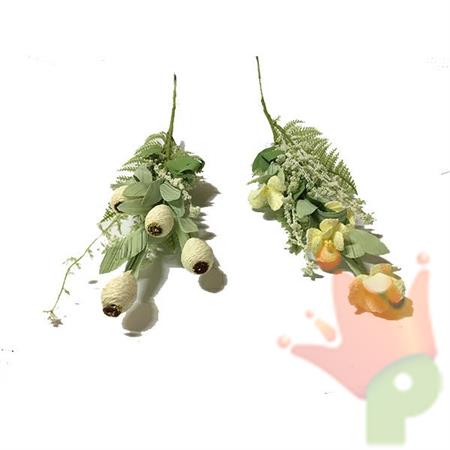 MAZZO FIORI IN FOAM BIANCO 61CM