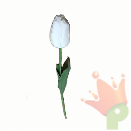 TULIPANO SINGOLO 52 CM BIANCO