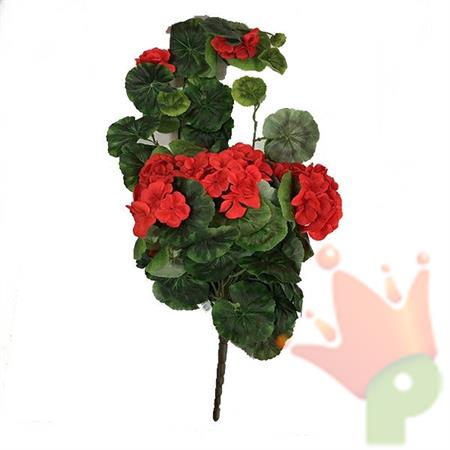 MAZZO GERANIO 33X70CM ROSSO
