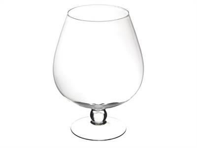 COPPA COGNAC VETRO H. 36,5 D. 27,5CM