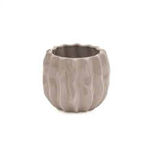 VASO CERAMICA TORTORA H. 14CM D. 16CM