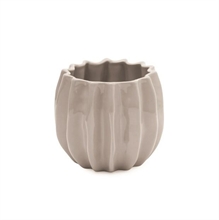 VASO CERAMICA TORTORA H. 16CM D. 18CM