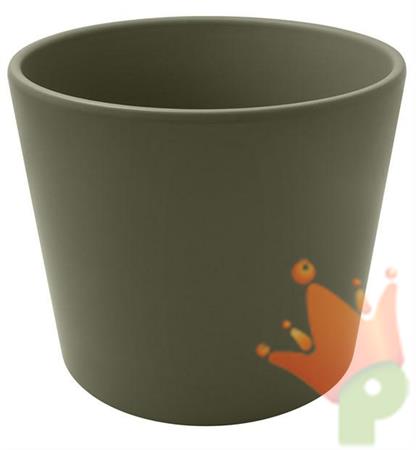 VASO CERAMICA OLIVA H. 25CM D. 28CM