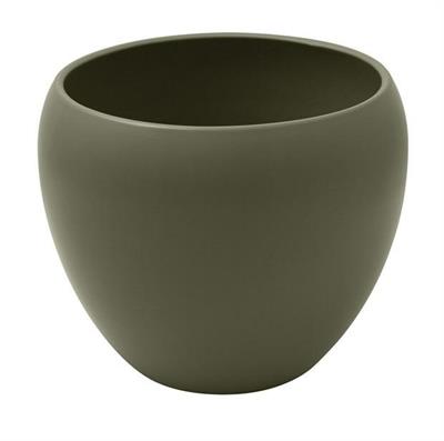 VASO CERAMICA OLIVA H. 18CM D. 22CM