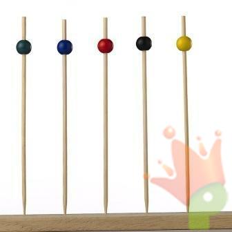 SPIEDI IN BAMBOO SFERA 15CM 100PZ
