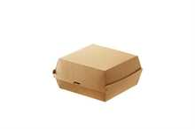 BOX HAMBURGER KRAFT 10,5X10,5X8,5CM 50PZ
