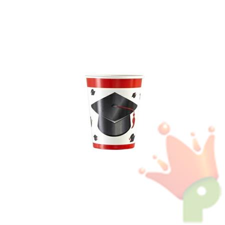 BICCHIERI 250CC GRADUATION LAUREA 8PZ