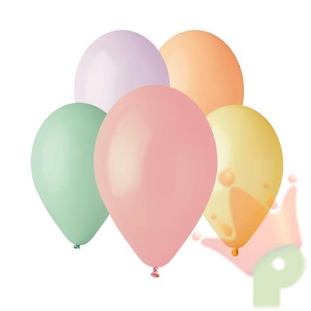 PALLONCINI 12INCH 30CM SOFT RAINBOW 50PZ