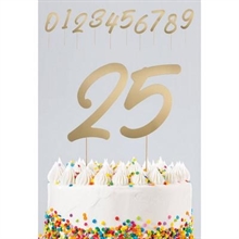 CAKE TOPPER ELEGANT TRUE ORO