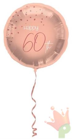 PALLONCINO MYLAR 18INCH 45CM ELEGANT LUSH BLUSH 60