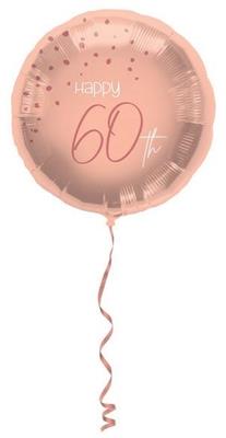 PALLONCINO MYLAR 18INCH 45CM ELEGANT LUSH BLUSH 60