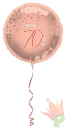 PALLONCINO MYLAR 18INCH 45CM ELEGANT LUSH BLUSH 70