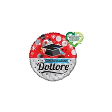 PALLONCINO MYLAR 18INCH DOTTORE CON TOCCO