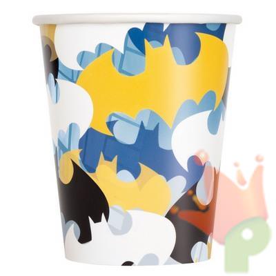 BICCHIERI 266ML BATMAN 8PZ
