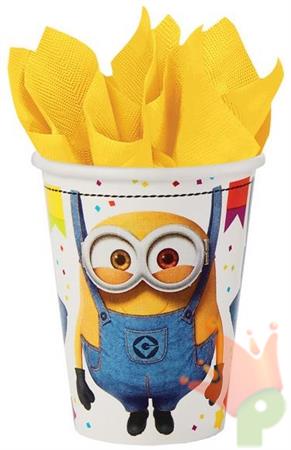 BICCHIERI 250ML MINIONS 8PZ