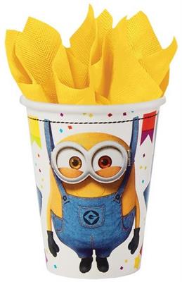 BICCHIERI 250ML MINIONS 8PZ