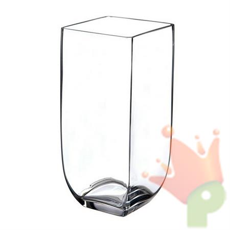 VASO QUADRATO VETRO 30X13,5X13,5CM